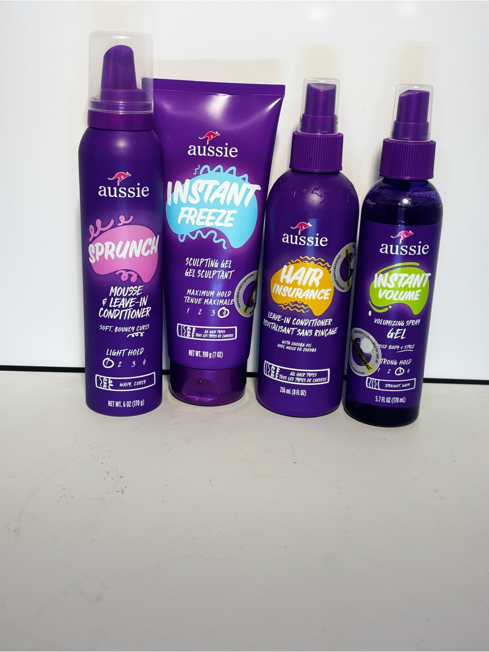 Aussie Styling Products Bundle of Assorted-instant freeze